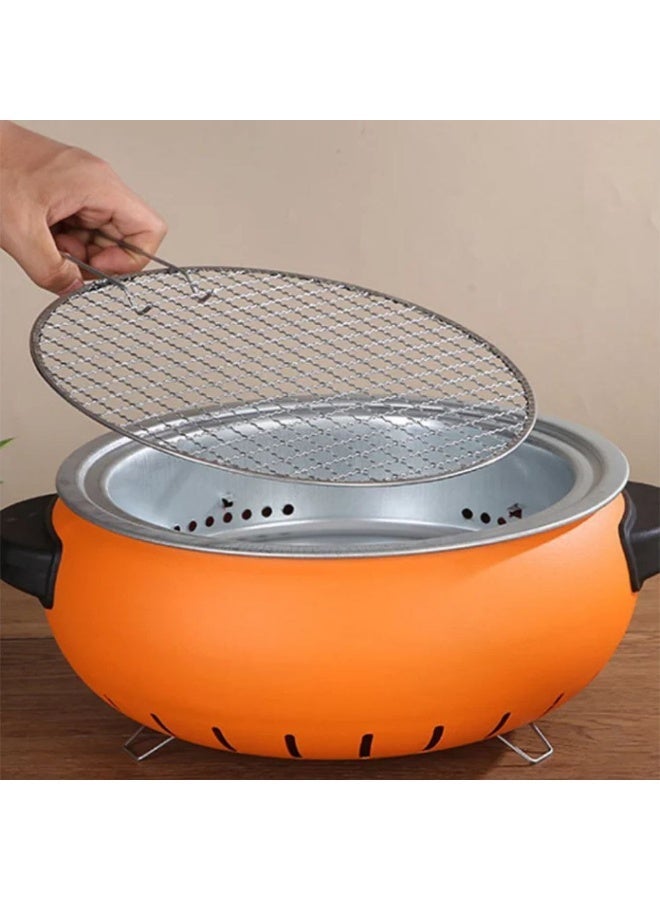 Barbecue Grill Tabletop Outdoor Grill,Fireplace,Mini Camping BBQ Grill,for Party,Outdoor,Backpacking,Backyard - Image 3