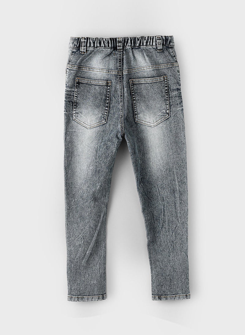 JAM Woven grey bleached denim - Image 2