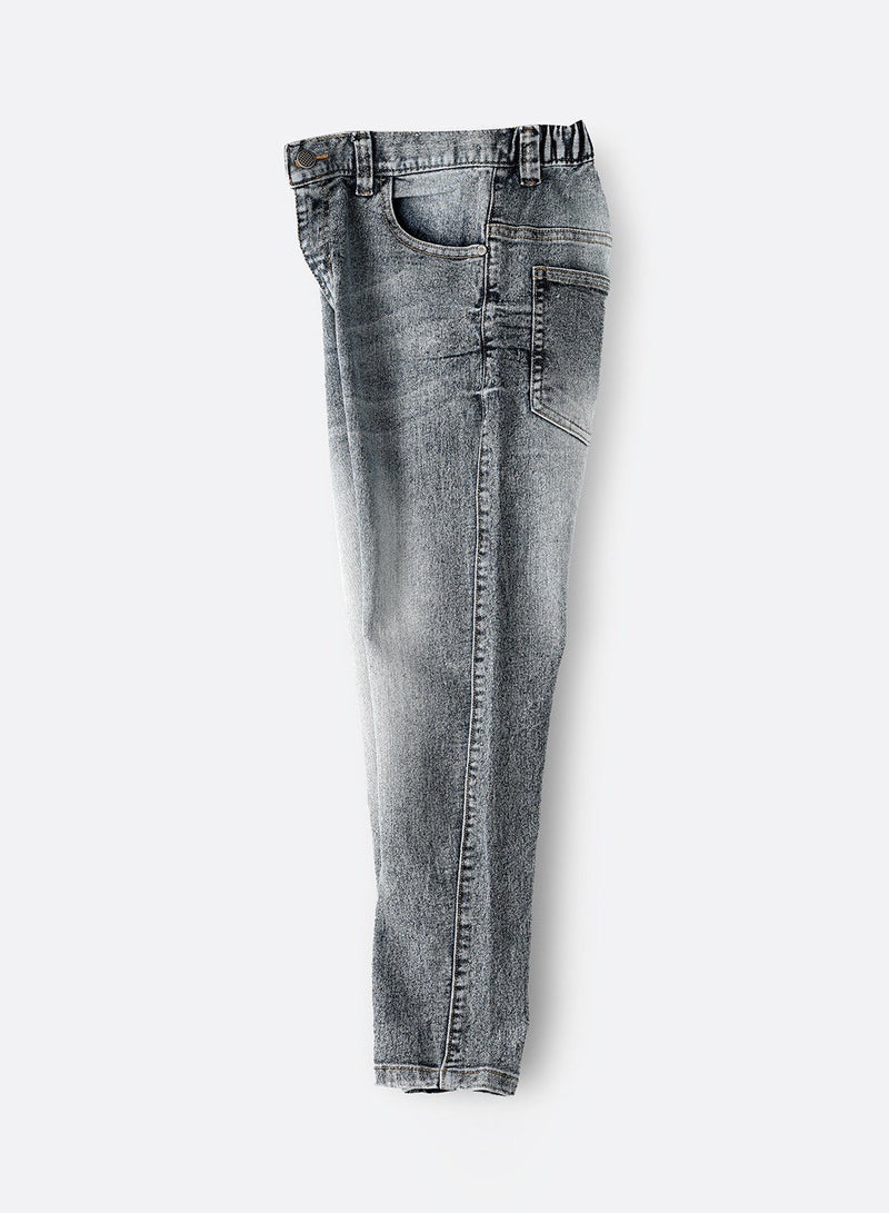 JAM Woven grey bleached denim - Image 3