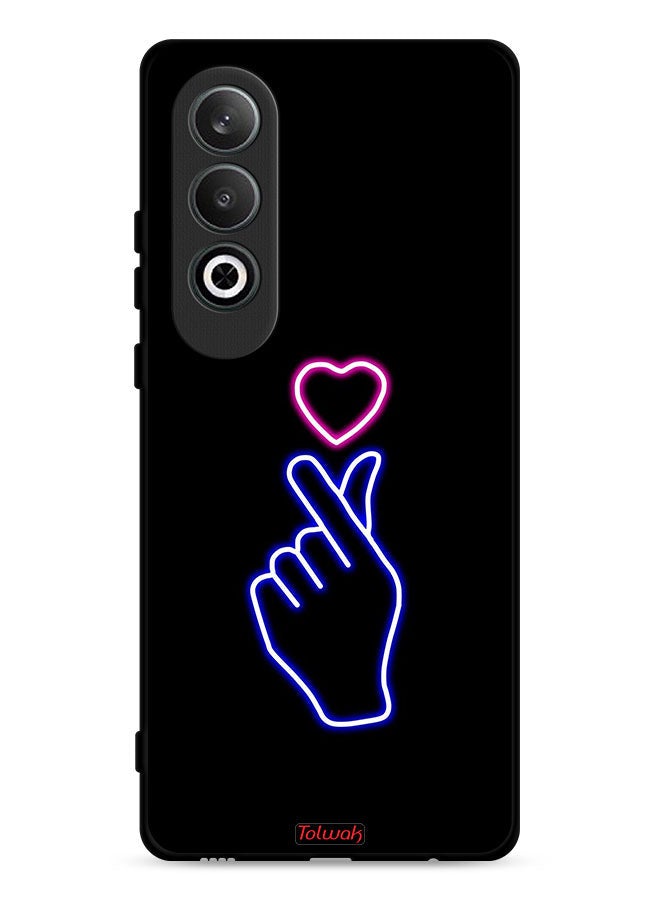 Tolwak OnePlus Nord CE4 5G Protective Case Cover Snap Heart Art - Image 1