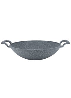 Alsaif Gallery Turkish Granite Frying Pan Grey With Hands 30cm  - Image 1