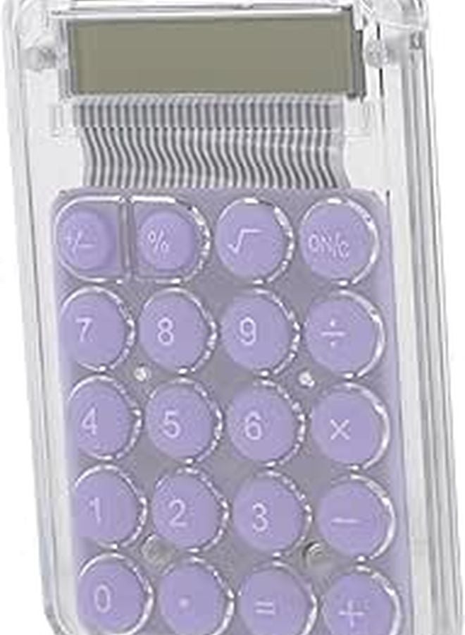 Mini Pocket Calculator Portable Handheld for Students Office 8 Digit Display - Image 1