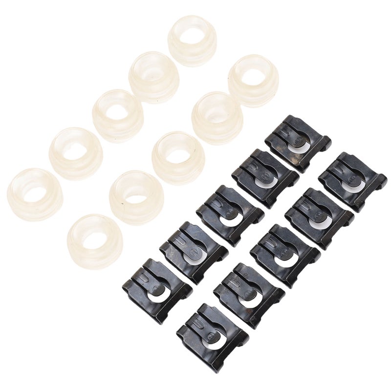 Automatic Transmission Shift Lever Bushing: Rugged Metal Rubber Construction Stable Shifting Assurance - OEM Compatible Gear Shift Bushing Clip Set for Mercedes Benz W124 Classic Vehicle DIY Repair - Image 5