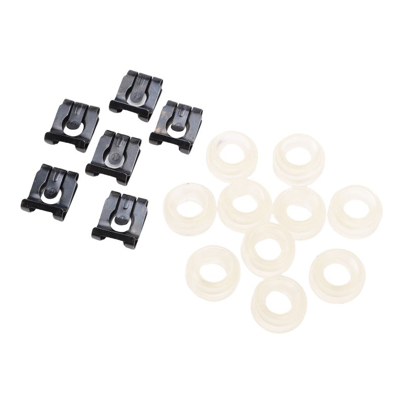Automatic Transmission Shift Lever Bushing: Rugged Metal Rubber Construction Stable Shifting Assurance - OEM Compatible Gear Shift Bushing Clip Set for Mercedes Benz W124 Classic Vehicle DIY Repair - Image 3