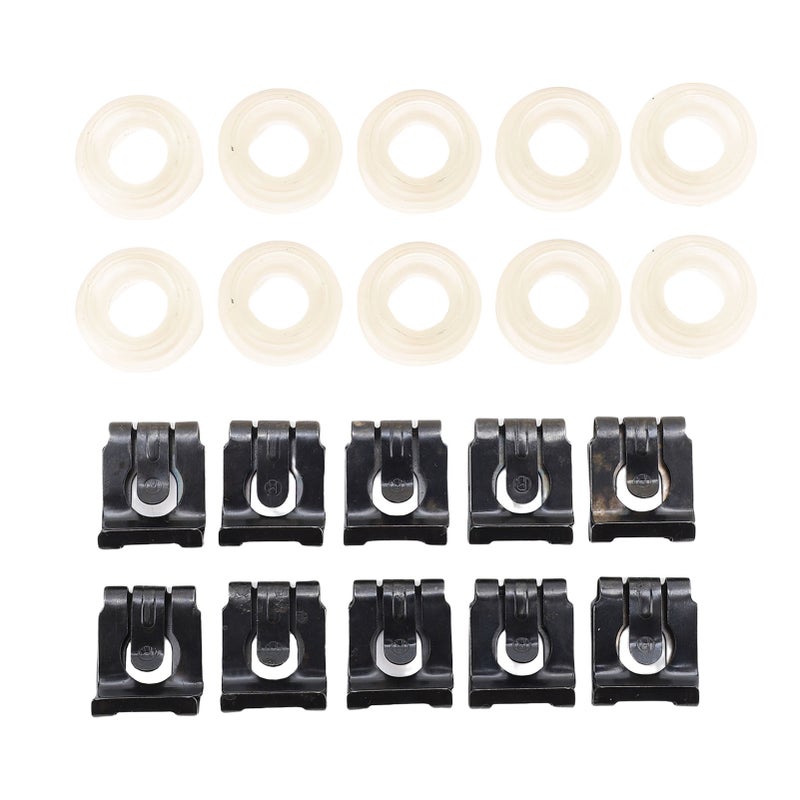 Automatic Transmission Shift Lever Bushing: Rugged Metal Rubber Construction Stable Shifting Assurance - OEM Compatible Gear Shift Bushing Clip Set for Mercedes Benz W124 Classic Vehicle DIY Repair - Image 1