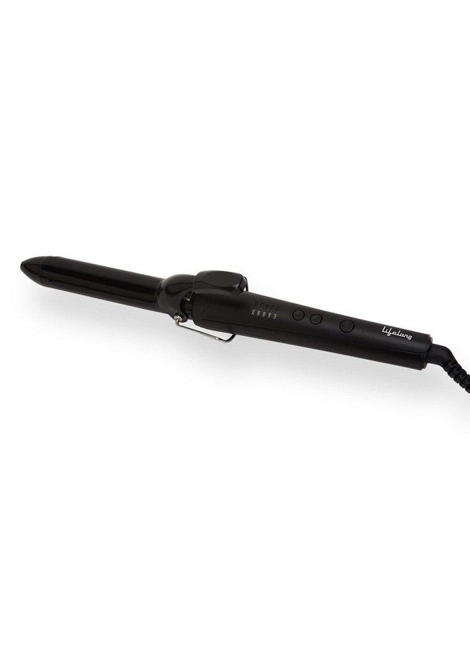 Lifelong Hair Curler 1.8M Swivel Cord 25Mm Barrel Rod Tong Tourmaline Infused Ceramic Coated Plates Cool Touch Tip Fast Heating For Women Long And Short Hair Curling Styling Black (Llpcw14)  - Image 2