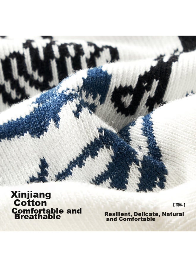 Semir Men's Socks, Boat Socks, Spring And Summer Invisible Socks, Antibacterial, Non-slip, No-show, Short Socks, Low-cut Socks, White Combination, 5 Pairs - Image 2