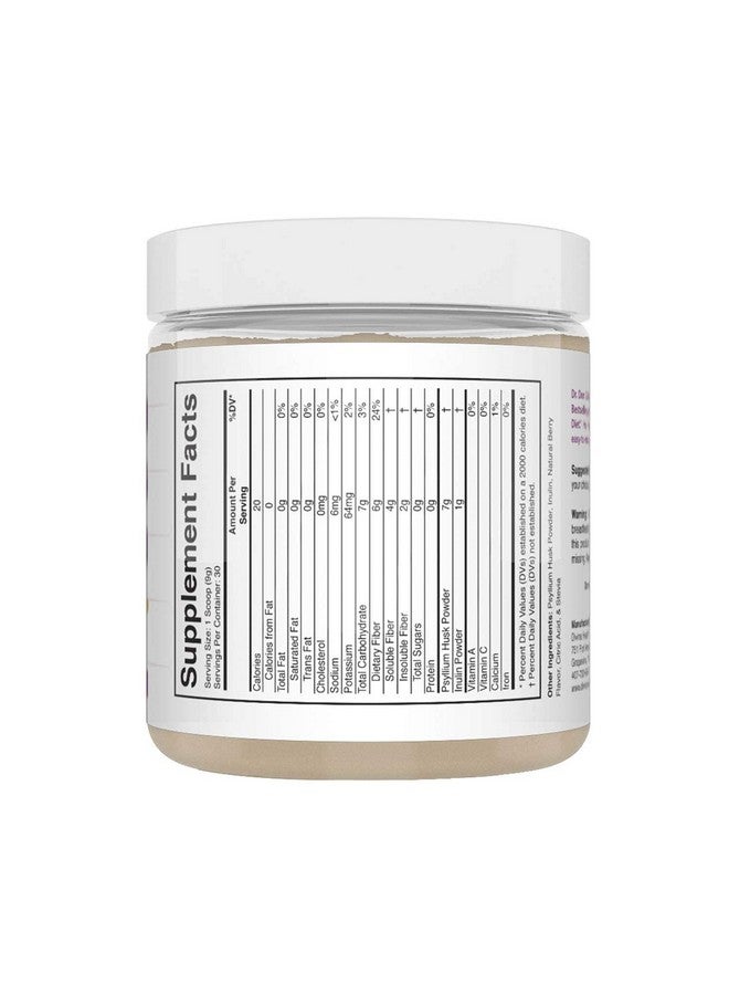 Divine Health مسحوق ألياف Keto Zone®؛ بنكهة التوت؛ مسحوق قشور السيليوم؛ مسحوق الإينولين؛ 270 جرامًا وإمدادات لمدة 30 يومًا؛ موصى به في نظام Keto Zone الغذائي للدكتور كولبيرت - Image 3