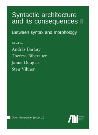 Syntactic architecture and its consequences II - pzsku/Z15F3E726A154C6306AB1Z/45/_/1742894390/fae38478-b9f9-43f5-be62-2ed1af779c38