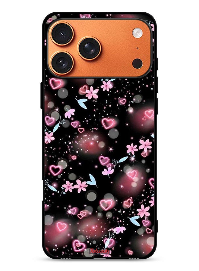 Tolwak Apple iPhone 17 Pro Max Protective Case Cover Small Hearts And Flowers - Image 1