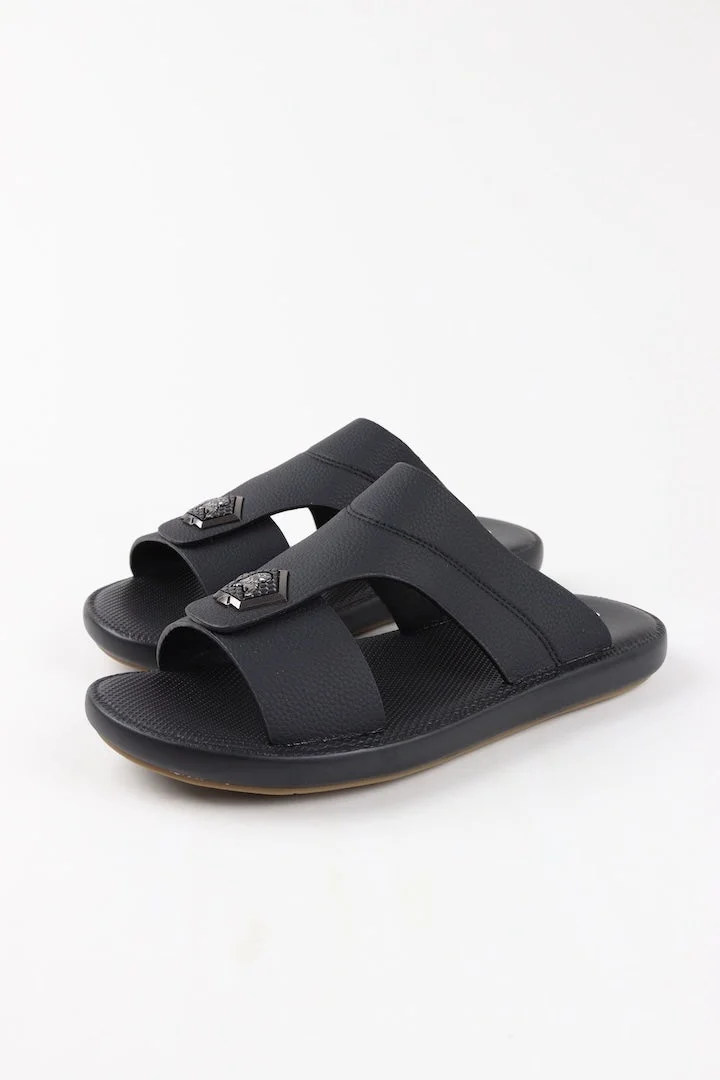 Viny Viny Men's Arabic Sandals – Comfortable Casual Slip-On Slide – Everyday Wear – Black, Coffee, Grey