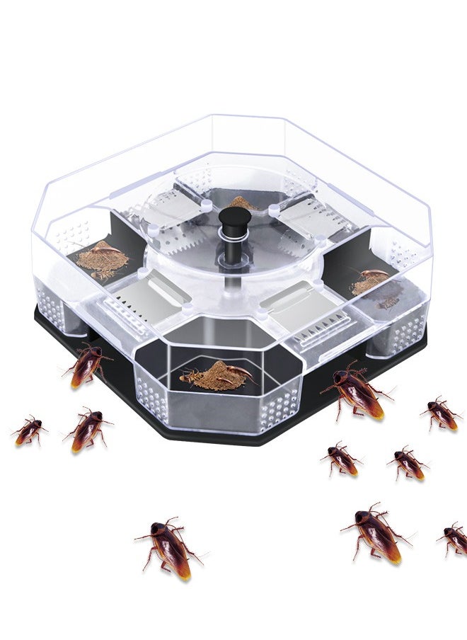 Generic Cockroach Trap, Efficient Roach Cockroach Trap Catcher Box Physical Capture, Reusable and Eco-Friendly Traps Spiders Ants Reusable  - Image 1