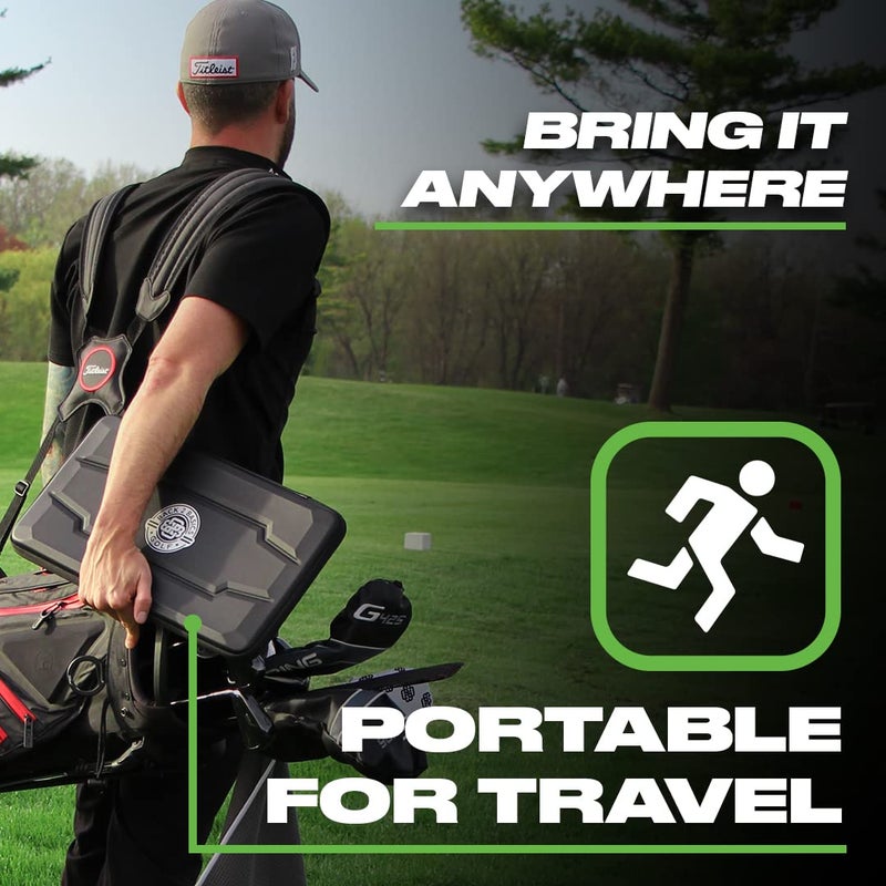 BACK 2 BASICS GOLF Safeguard Your Golfing Gear: B2B Golf - Pro Path Carrying Case - Premium Professional Grade - Robust Travel Solution for Golf Enthusiasts - Engineered for Maximum Protection & Prolonged Performance - Image 3