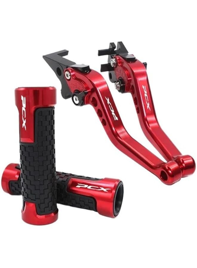 Red Adjustable Brake Clutch Levers for Honda PCX 125 150 Motorcycle Handlebar Grips - Image 2