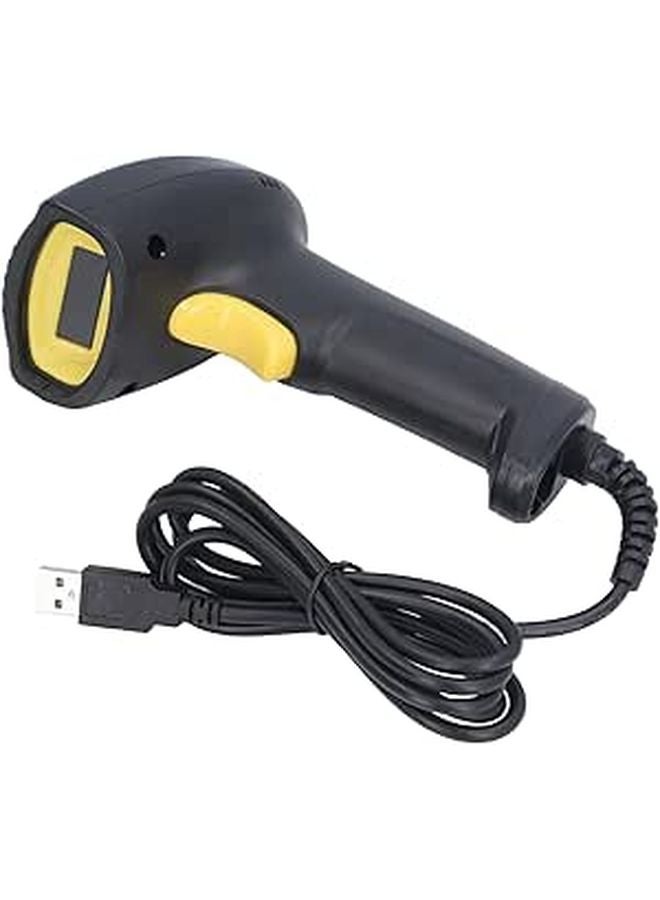 ماسح الباركود ثنائي الأبعاد USB محمول سريع دقيق مسح تلقائي للسوبر ماركت والمستودع والمكتبة - Image 1