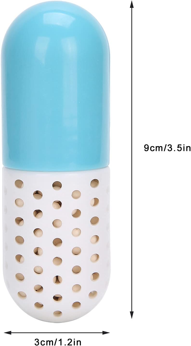 klarako Shoes Capsules, Long-Lasting Shoes Freshener Shoe Deodorizer Pills for Shoes Wardrobe Bags Car(Blue and white) - Image 4