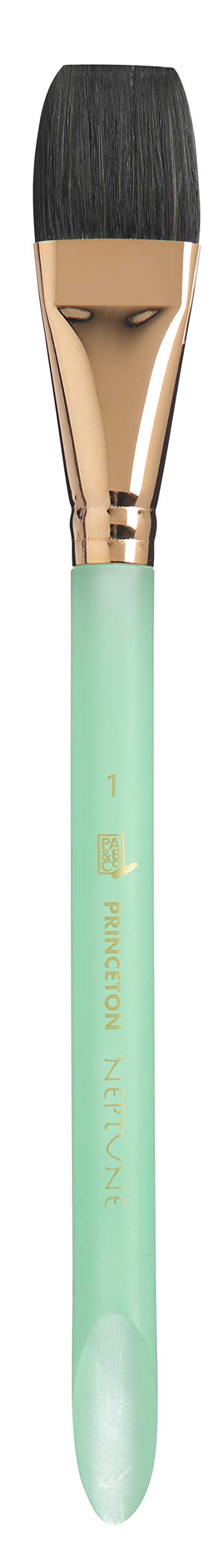 Princeton Artist Brush Neptune Series 4750 Synthetic Squirrel Watercolor Paint Brush Aquarelle Size 1 Inch