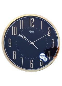 Ajanta Ajanta Plastic Abstract Sweep Analog Clock 30.3 Cm X 30.3 Cm X 4.5 Cm, Black  - Image 1