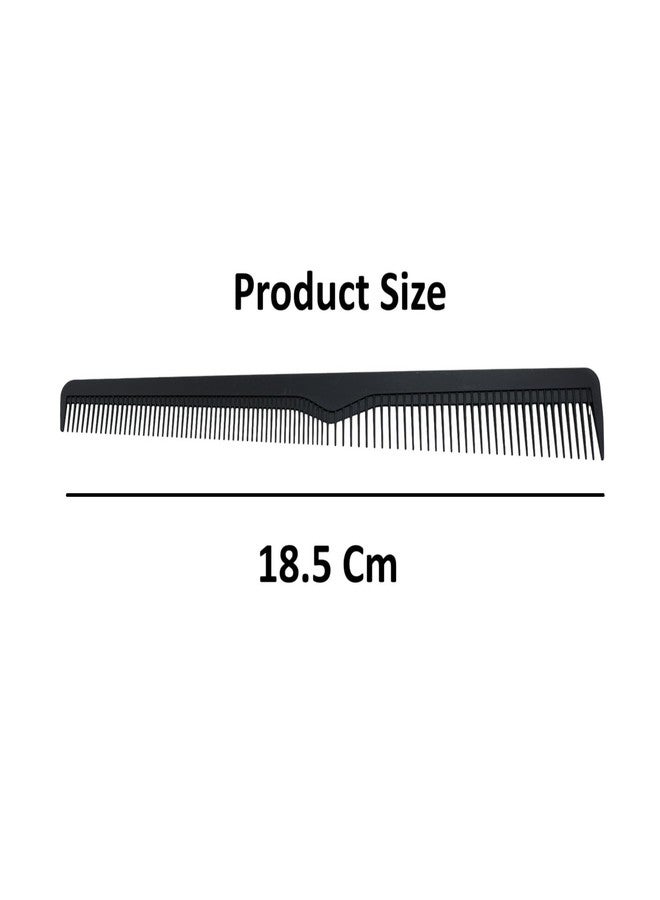 Bigwheels Set Of 3 Hair Cutting Carbon Fiber Antistatic (Model No 166) Barber Comb - Image 3