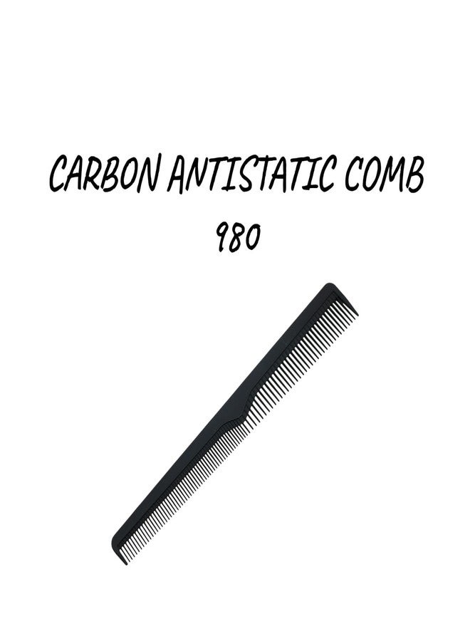 Bigwheels Set Of 3 Hair Cutting Carbon Fiber Antistatic (Model No 166) Barber Comb - Image 4