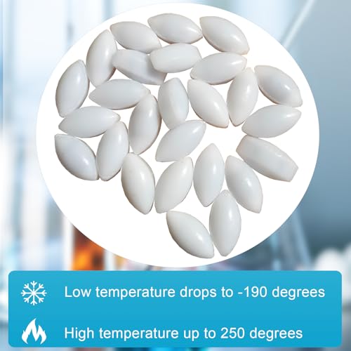 BBTCTY Magnetic Stirrer Stir Bar PTFE Magnetic Mixer Stir Bars (5X10mm, Olive Shape, 10pcs) - Image 4