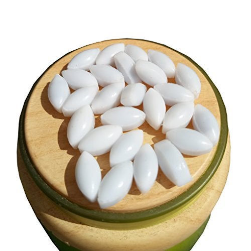 BBTCTY Magnetic Stirrer Stir Bar PTFE Magnetic Mixer Stir Bars (5X10mm, Olive Shape, 10pcs) - Image 1