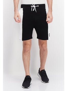 Men Sportswear Fit Drawstring Short, Black