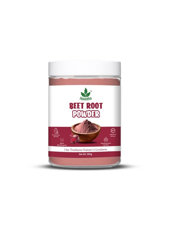 Havintha Natural Beet Root Powder For Face | Shiny & Glowing Skin | | 100% Natural And Pure | Organic Beetroot Powder For Nourish Your Skin - 250gm - Image 1