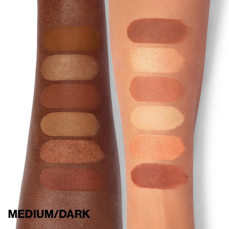 Smashbox The Cali Contour Palette | Six-Shade Contour Kit with Highlighter, Bronzer and Blush to add Dimension + Glow, 0.69 Ounce, Medium to Dark - Image 3