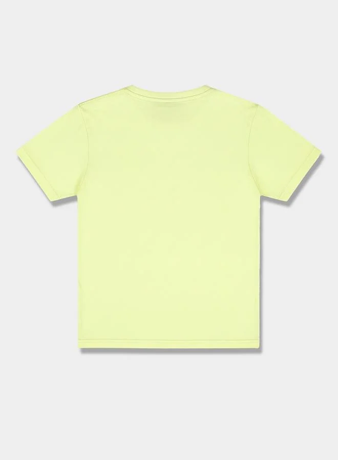 SUPERMAN Graphic Print Round Neck Fashion T-shirt