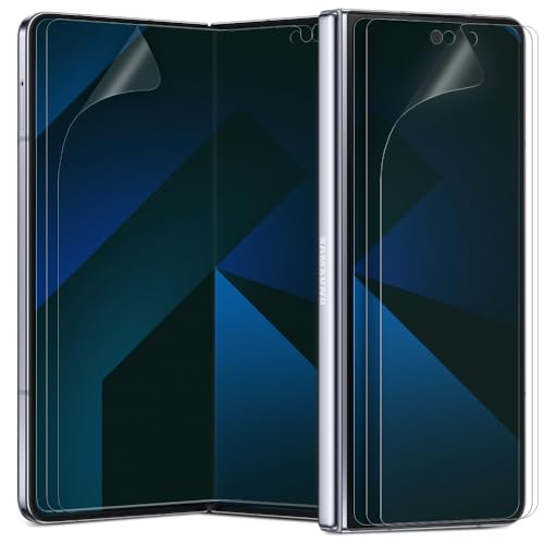 DIACUBE [3+3] Blue Light Blocking Matte Screen Protector for Samsung Galaxy Z Fold 7, 3 Pack Inside + 3 Pack Front, EPU+TPU Hybrid Film, Anti Glare, Anti Fingerprint, Self-Healing, Easy Installation with Alignment Jig - Image 1