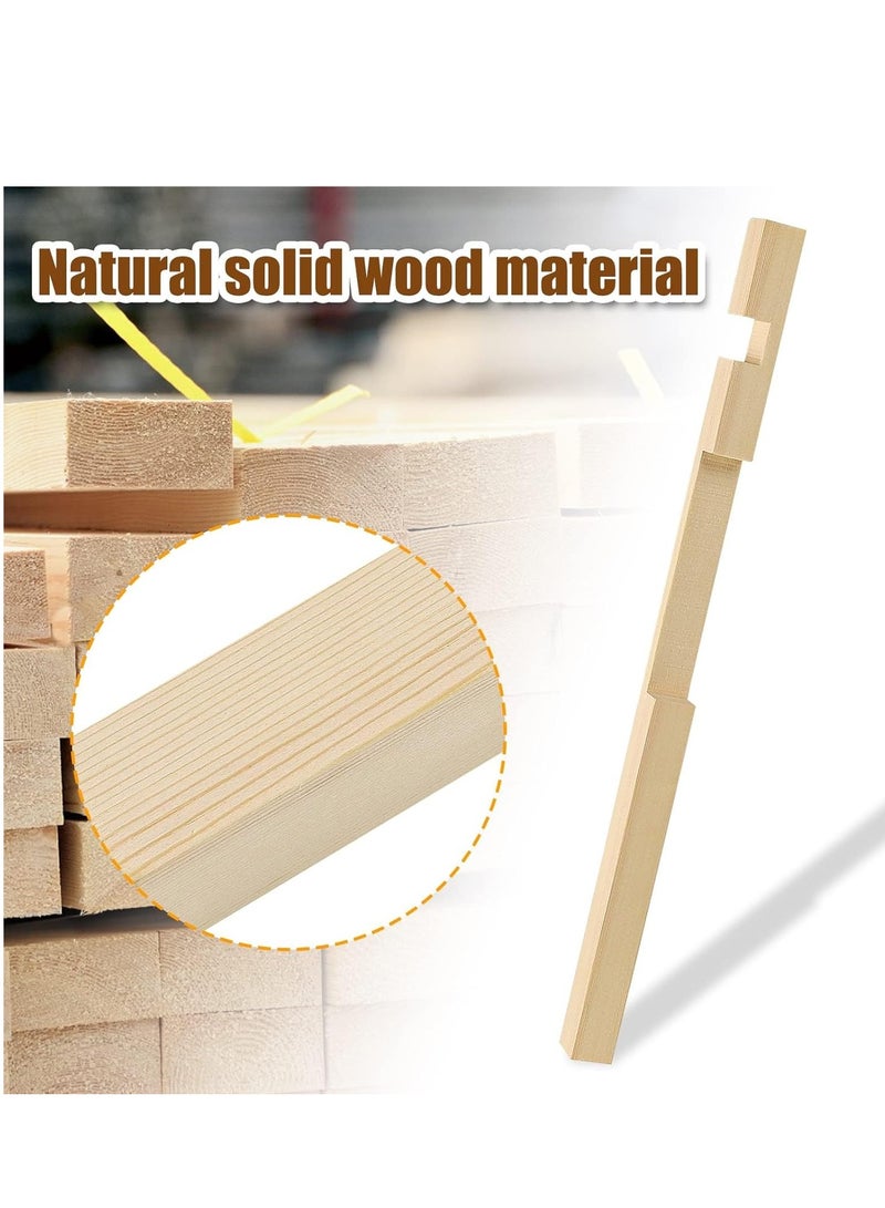 SOLARAE 5 Pack Beehive Entrance Reducer 10 Frame Wood Bee Hive for Beekeeping 2 Size Openings Control Ventilation and Keep Out Honey Robbers Supplies and Separating Guard Tool - Image 2