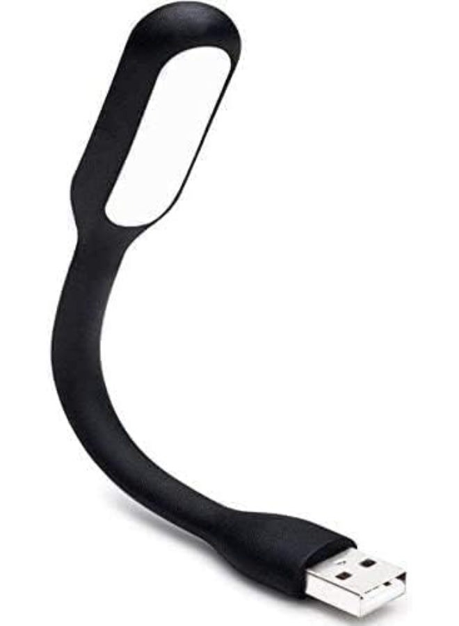 USB LED Light Lamp for Power Bank (10 PCS) Portable Eye Care Mini Night Light with Flexible Arm, USB Gooseneck Reading Lamps Book Light,Compatible for Desktop, Notebook Laptop (10-Black) - Image 4