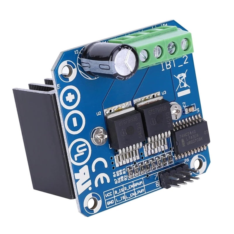 BTS7960 43A High Power Motor Driver Module H Bridge DC Stepper Controller - Image 2