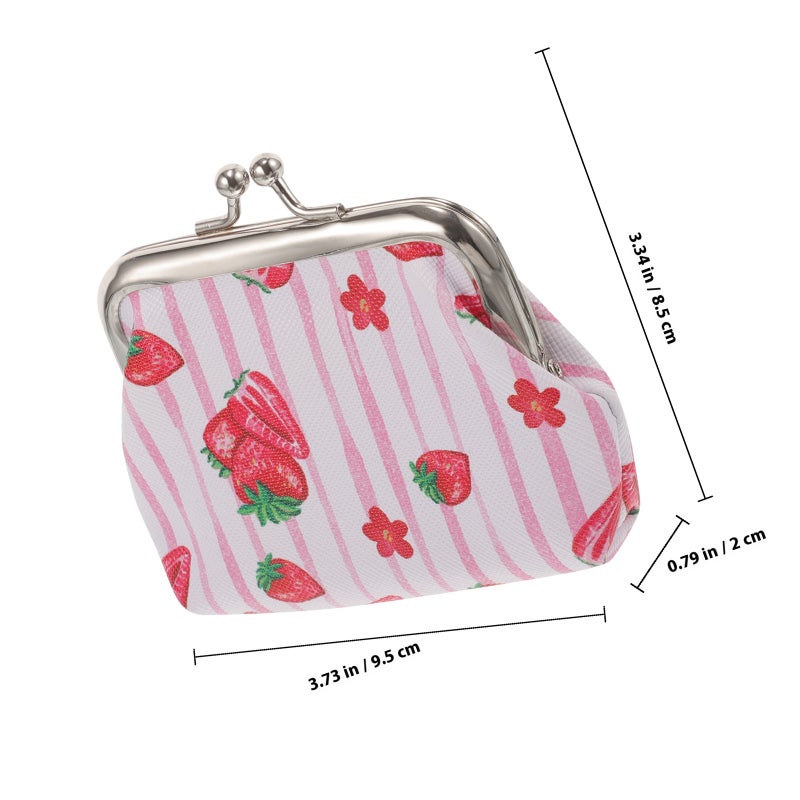 Women Purses Fruit Pattern Pouch Change Pouches Change Pouch Small Wallet - Image 2
