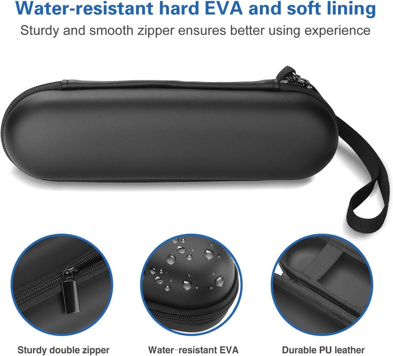 Procase Travel Case for Oral-B/Oral-B Pro Smartseries/IO Serie Sonicare Protective Clean Electric Toothbrush, Hard EVA Case Cover Storage Bag Holder with Mesh Pocket for Accessories -Black - Image 5