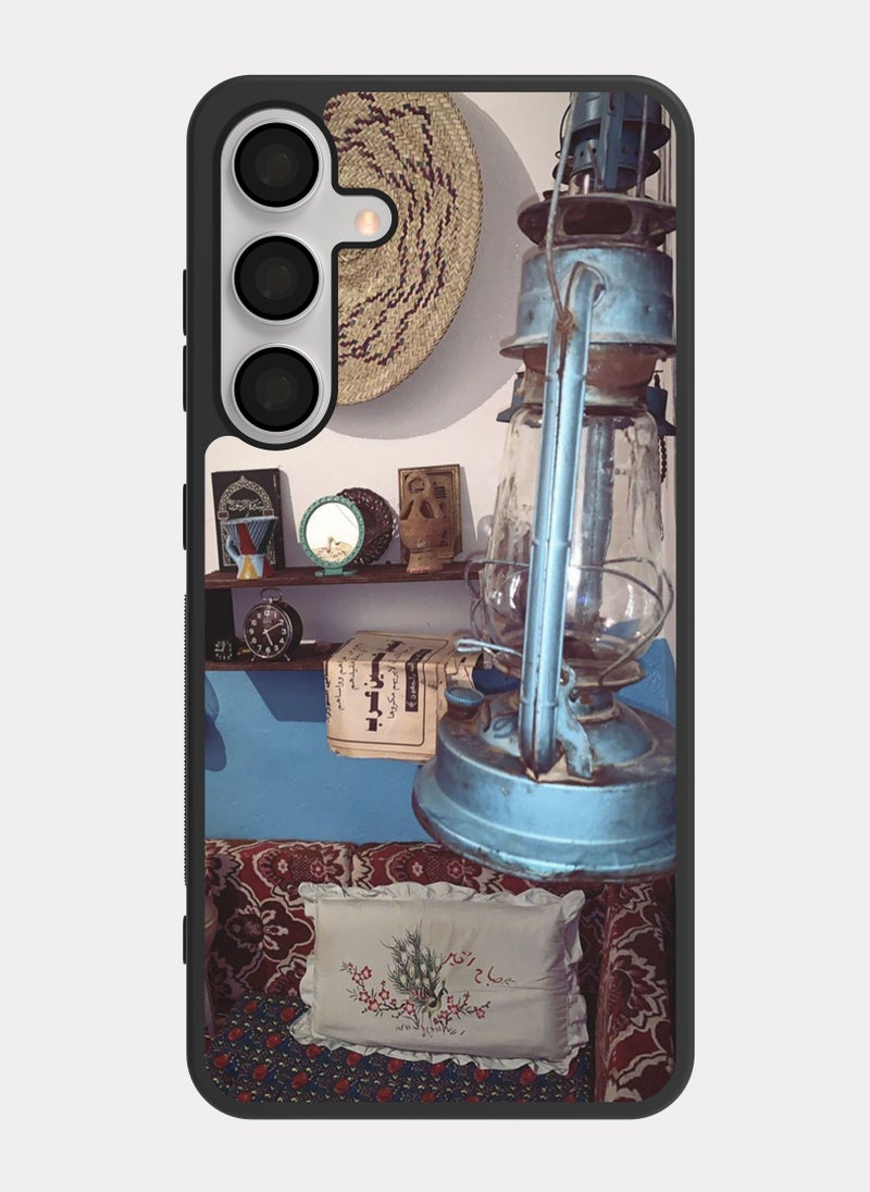 بكسلات كفر سامسونج جالكسي اس 24 تصميم داخلي تراثي ازرق - Image 1