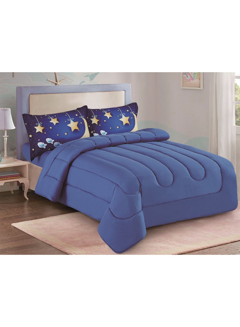 Stargold Extra Soft Best Comforter King Size Microfiber Printed 4 Pieces Set - Image 2