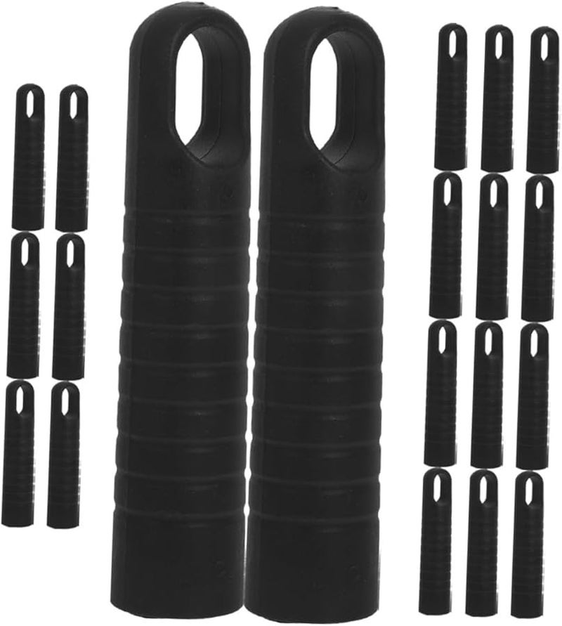 25mm Plastic Threaded Mop Head Replacement 20 Pieces Easy to Install for Home and Commercial Use - Image 1