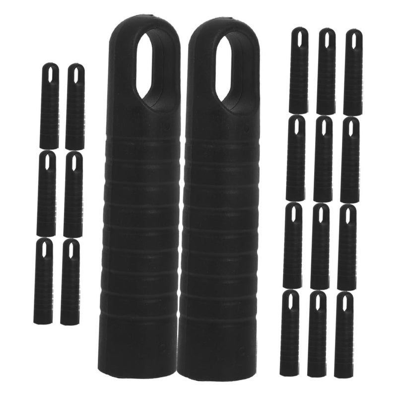 25mm Plastic Threaded Mop Head Replacement 20 Pieces Easy to Install for Home and Commercial Use - Image 2