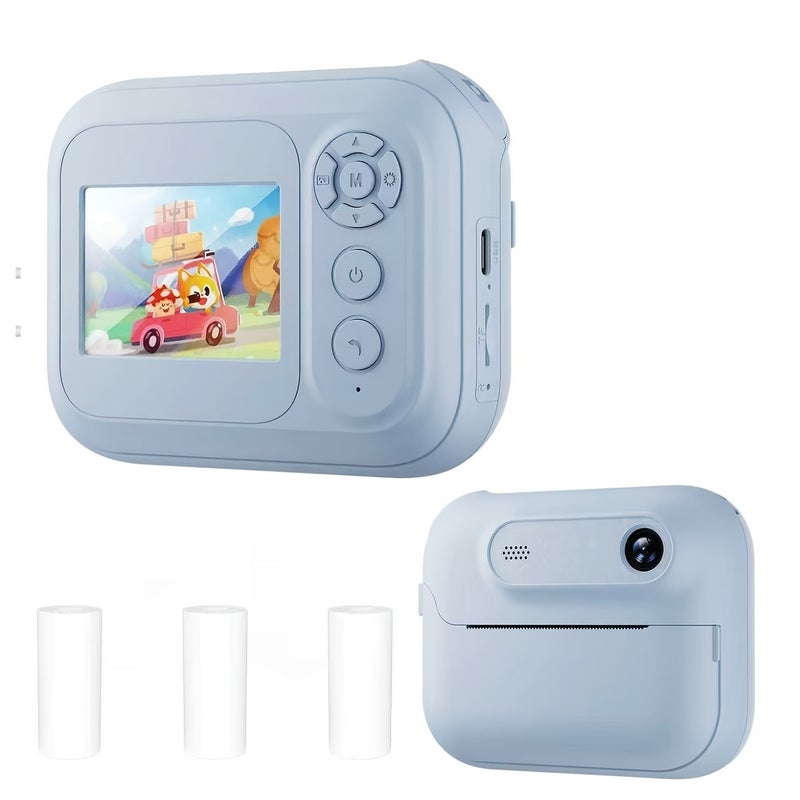 Portable instant print camera, HD digital camera with instant photo printing - Supports video recording, photography and printing - Ideal for travel - Image 4
