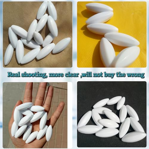 BBTCTY Magnetic Stirrer Stir Bar PTFE Magnetic Mixer Stir Bars (12X35mm, Olive Shape, 10pcs) - Image 4