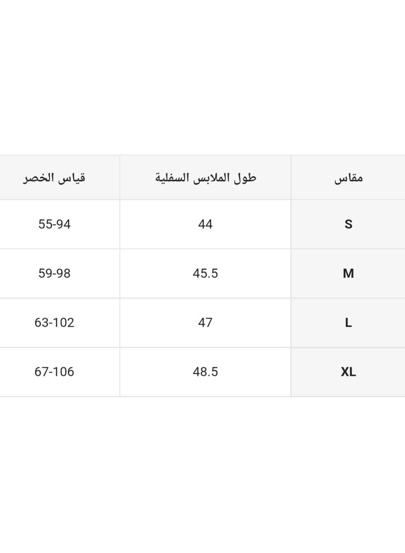 مشد سلس مع إدراج رغوة جانبية للفخذين الأسود