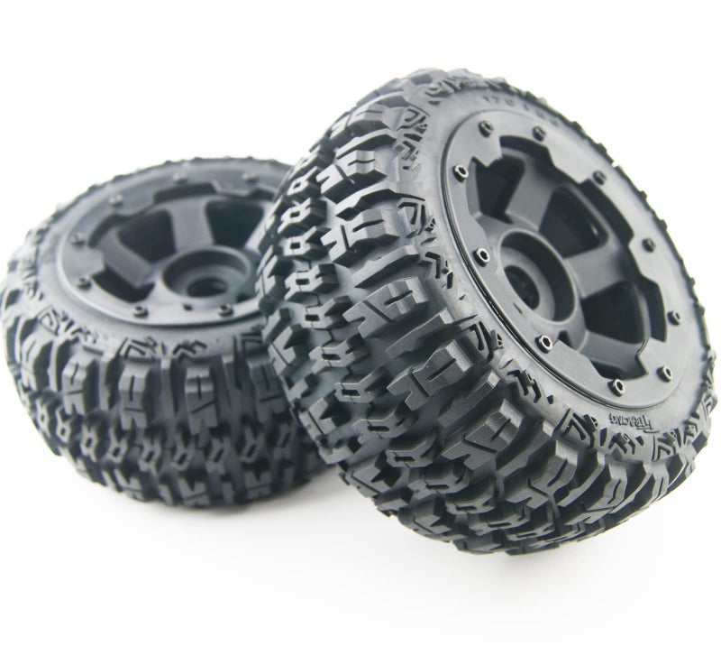 TITRACING V3 Rear Knobby Off Road Tires Wheels for Rovan HPI King Motor Baja 5B SS - Image 2