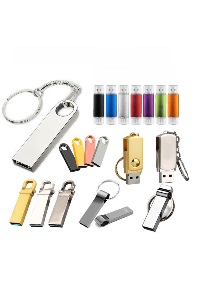 2TB Upgrade U Disk SE9 Huke Little Fat Man Ring 285 Whistle OTGU Disk-Color:Metal Whistle-Capacity:128g To 2tb High Speed - Image 3