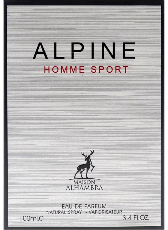 ميزون الهمبرا عطر ألبين أوم سبورت للرجال، 100 مل - Image 4