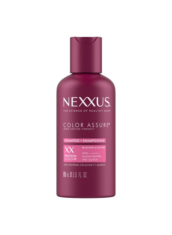Nexxus Hair Color Assure Sulfate Free Shampoo with ProteinFusion, For Colored Treated Hair Color Shampoo 3 oz - Image 1