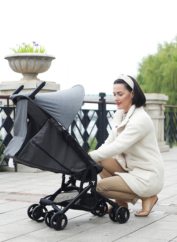 TEKNUM Air - 1 Travel Stroller With Carry Backpack - Grey  - Image 5