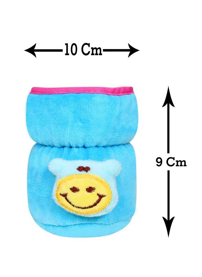 The Little Lookers Bottle Cover For Philips Avent;Wide Neck Feeders Soft Plush Stretchable Baby Feeding Bottle Cover With Easy To Hold Strap (Blue Wide Neck 125Ml;4Oz)  - Image 4