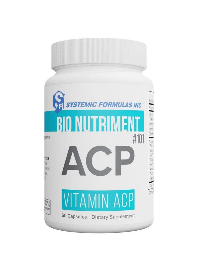 Systemic Formulas Systemic Formulas Bio Nutriment #101 Vitamin ACP 60 Capsules. Collagen Support, Winter Support, Immune Support.  - Image 1